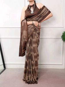 satin silk saree
