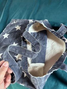 Star Print Tote Bag