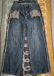 🇹🇭Wide Leg Denim Jeans