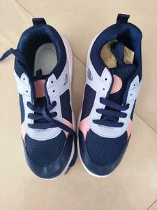 Stylish Navy &amp; Pink Sneakers