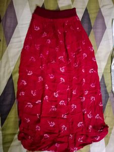 Red Floral Palazzo
