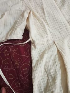 White Puff Sleeve Dress