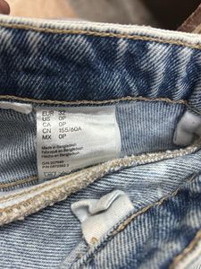 Light Wash Denim Mini Skirt