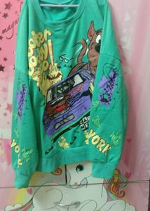 Scooby Doo Graphic Print Sweatshirt
