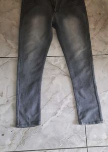 Grey Wash Slim Fit Jeans