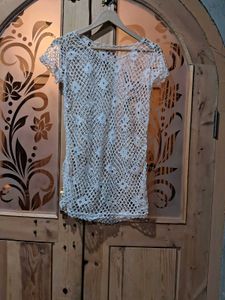 Elegant Crochet Sheath Dress