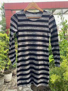 Striped Long Sleeve Dress