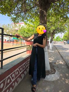 Stylish Black Long Kurta