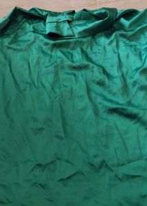 Satin Button-Up Shirt