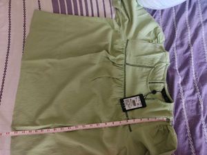 Light Green Textured Top