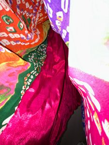 LEHERIA BANDHEJ GOWN