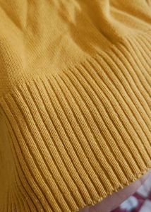 Mustard V-Neck Knit Sweater