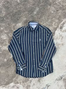 Striped Men's Button-Up Shirt