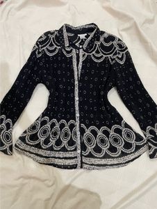Embellished Black y2k top