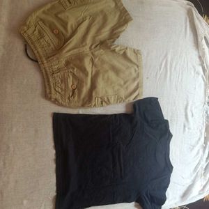 Boys Urban Skate T-Shirt and Shorts Set