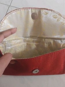 Red Hand Purse