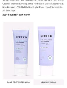 SEREKO SUNSCREEN SPF 50 Creme Gel