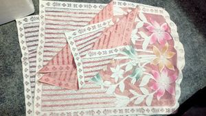 Pretty Pink Floral Sofa Cover & Table Runner Set