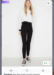 Unused Trendyol Black High rise leggings