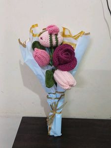 Handmade Crochet Flower Bouquet