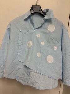 Unique Light Blue Layered Shirt
