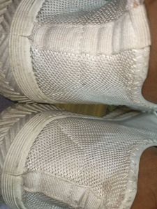 Boys White Shoes With No Flaws And Defect.