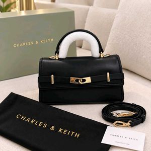 Charles & Keith Arlet Belted Top Handle Bag*12A QU