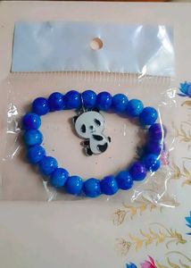 🔥SALE🔥 Crackle Bead Bracelet With Panda Charm