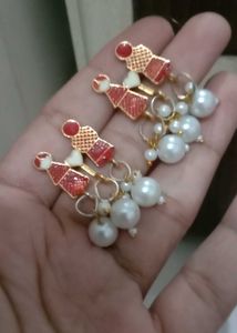 Unique Pearl Drop Earrings