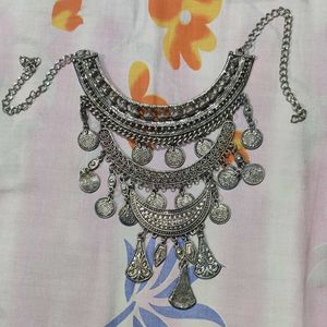 oxidised boho necklace