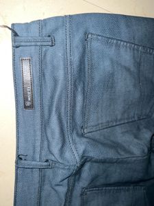Men's Dark Blue Slim Fit Chinos