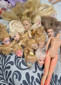 Doll Heads and Torso Lot