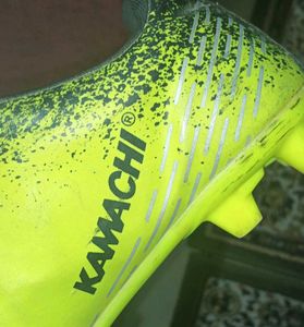 Bright Yellow Football Cleats