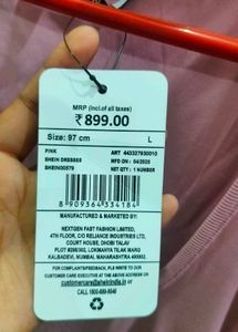 Shein Pink Maxi Sheath Dress