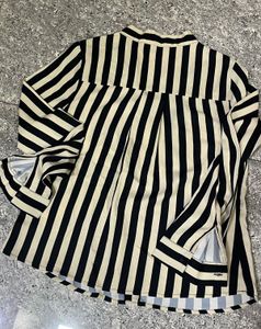 vero moda Striped V-Neck Blouse