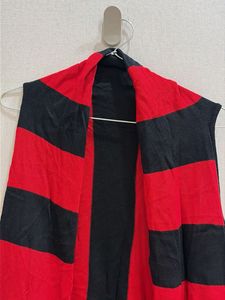 Striped Sleeveless Cardigan