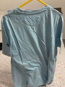 Light Blue Graphic T-Shirt