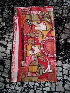 multi print Saree