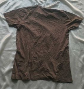 Men's Brown Graphic T-Shirt