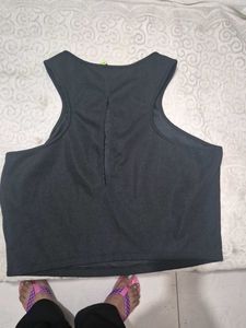 Black Active Basic Tank Top