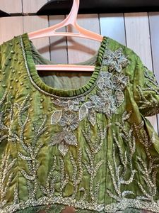 Elegant Green Ethnic Gown