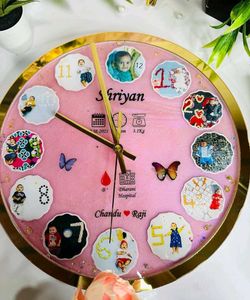 Personalized Baby Photo Clock