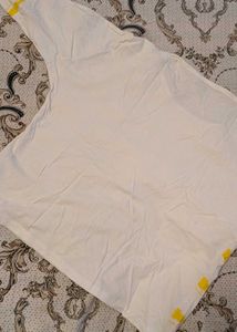 White &amp; Yellow Striped T-Shirt