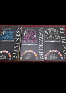 set of 6 Webster's Pocket Dictionary