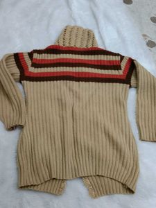 Cozy Striped Knit Cardigan