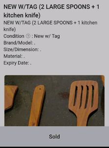 NEW**WOODEN SPOON FOR KITCHEN