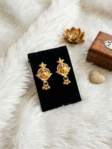 Gold Plated Traditional Earrings