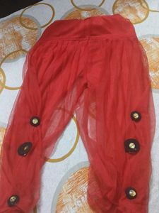 Designer Black &amp; Red Kurta Set