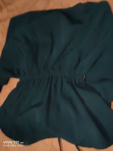 💙 Elegant Teal V-Neck Top 💙