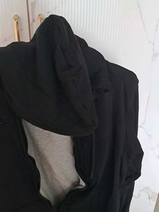 Nobero Men's Black Zip-Up Hoodie